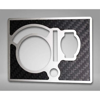 American Car Craft Carbon Fiber Light Control Trim Plate: Dodge Challenger R/T SRT8 2008 - 2014