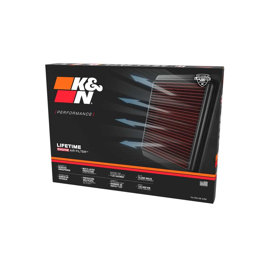 K&N Drop-In Air Filter: 1500, Wagoneer & Grand Wagoneer 3.0L 2022-2025