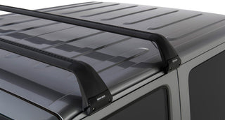 Rhino-Rack Vortex SG 2 Bar Hard Top Roof Rack (2 DOOR): Fits Most Jeep Wrangler Models (2007-2026) - Black