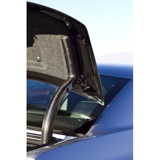 TruCarbon LG127 Carbon Fiber Trunk Hinge Covers: Chrysler 300 2011 - 2024