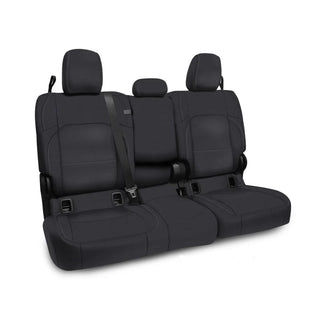 PRP Seats Rear Bench Cover with Leather Interior (REAR): Fits Most Jeep Wrangler / Gladiator Models (2018-2026) - Black