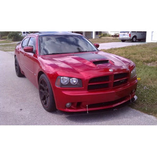 APR Carbon Fiber Front Wind Splitter w/ Rods: Dodge Charger SRT8 2006 - 2010
