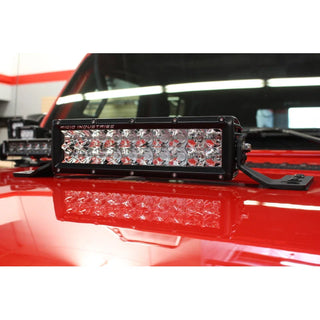 Go Rhino Light Mount 10in Double Row: Fits Most Jeep Wrangler / Gladiator Models (2007-2026)
