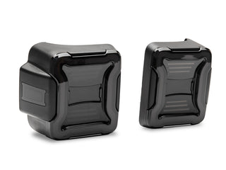 Raxiom LED Tail Lights Smoked Lens: Jeep Wrangler JL 2018-2025 6.4L 392 / 3.6L V6 / 3.0L EcoDiesel