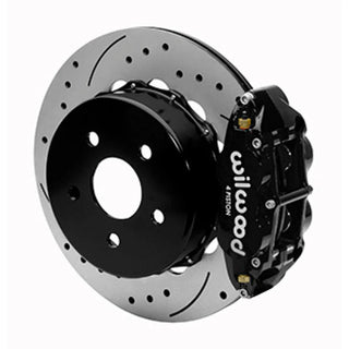 Wilwood Narrow Superlite 4R Rear Drilled & Slotted Brake Kit 14.00in (REAR): Fits Most Hemi Models