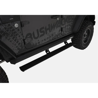 AMP Research Black PowerStep XL: Jeep Wrangler 2018-2024