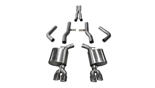 Corsa Extreme Cat-Back Exhaust System: Dodge Challenger 6.2L Hellcat & 6.4L SRT / Scat Pack 2015 - 2023