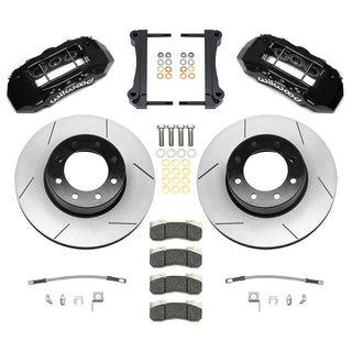 Wilwood TX6R 6-Piston Rear Big Brake Kit (Black Calipers, Slotted Rotors): Ram 2500 & 3500 2019 - 2025