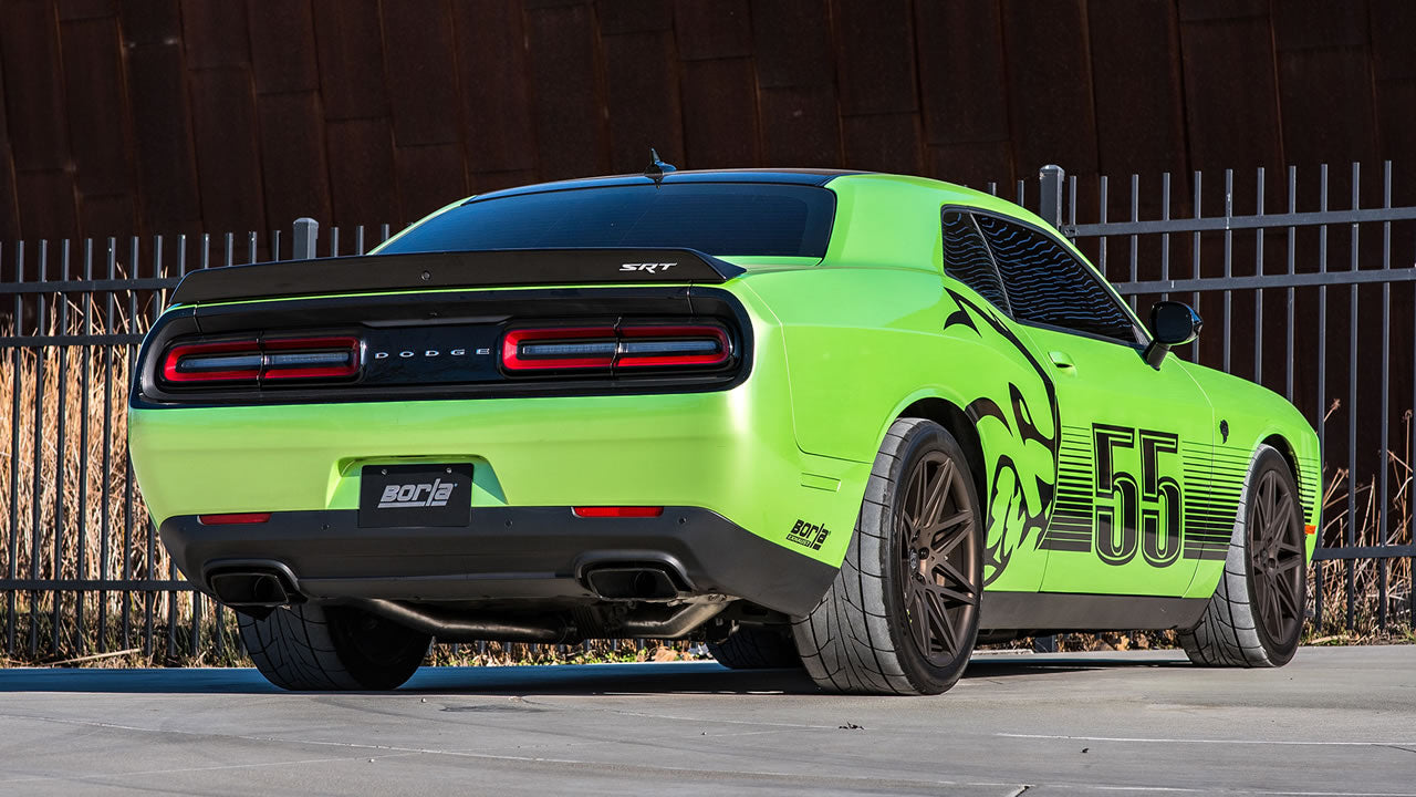 Borla ATAK Cat-Back Exhaust (With Valve Simulator): Dodge Challenger 6.2L SRT Hellcat 2015 - 2023