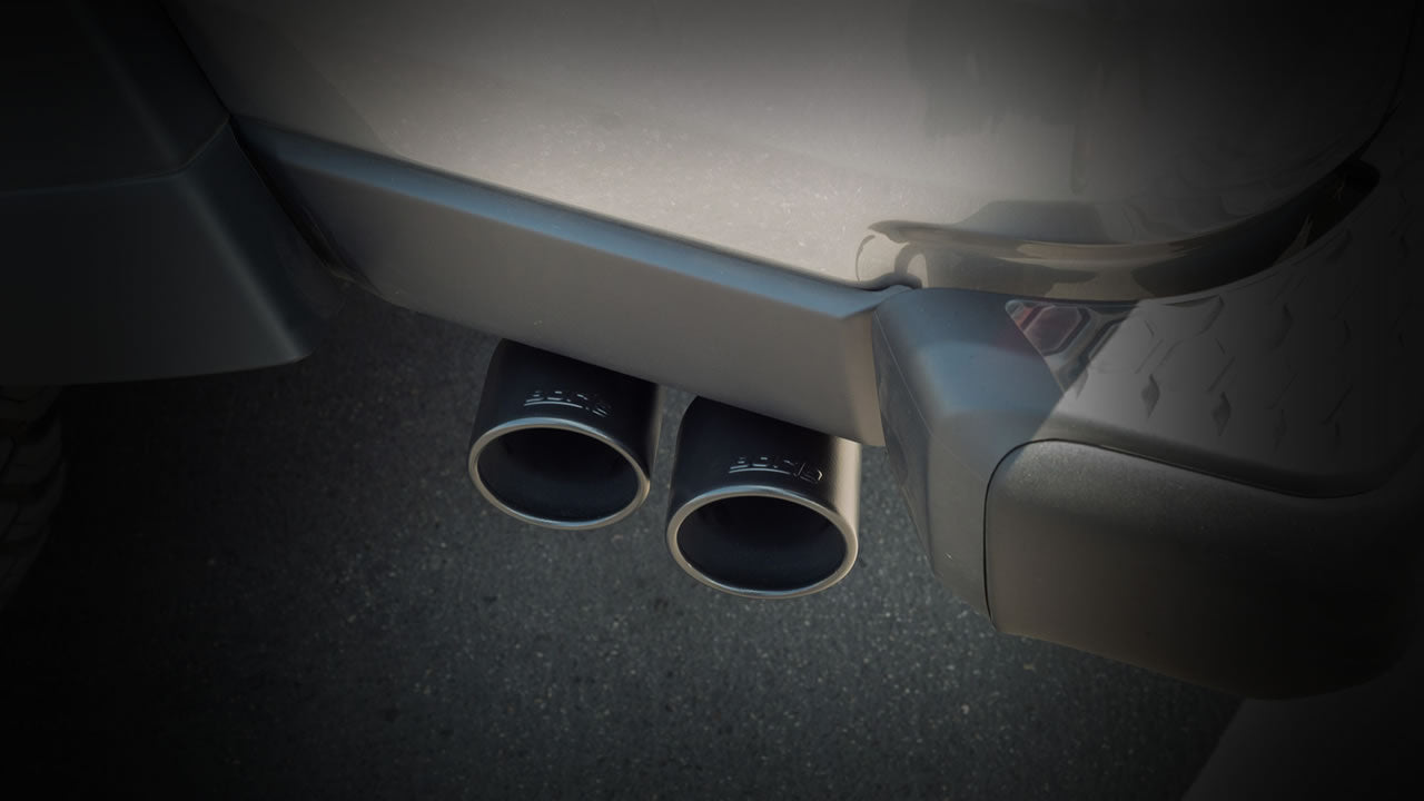 Borla Touring Cat-Back Exhaust System (Dual Side Exit, Black Tips): Jeep Gladiator JT 3.6L V6 2020 - 2025