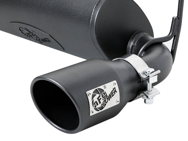 AFE Rebel Series Cat-Back Exhaust System (Black Tips): Jeep Wrangler JL 3.6L V6 2018 - 2025