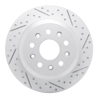 DFC 18-25 Jeep Wrangler Rear Right Drilled & Slotted Geoperformance Rotor - Part Number 830-42041R
