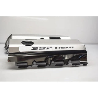 American Car Craft "392" Polished Fuel Rail Covers (CARBON FIBER): 300 / Challenger / Charger 6.4L 392 2011 - 2023