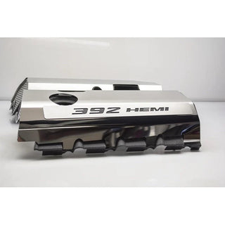 American Car Craft "392" Polished Fuel Rail Covers (CARBON FIBER): 300 / Challenger / Charger 6.4L 392 2011 - 2024
