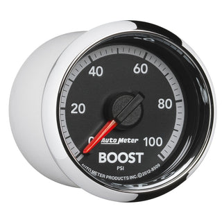 AutoMeter Gen4 Mechanical Boost Gauge 52.4mm: Ram 2500/3500 2010-2017 5.7L/6.7L Diesel