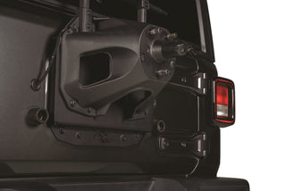 Rugged Ridge Spare Tire Relocation Bracket: Jeep Wrangler JL 2018-2024 2.0L/3.6L