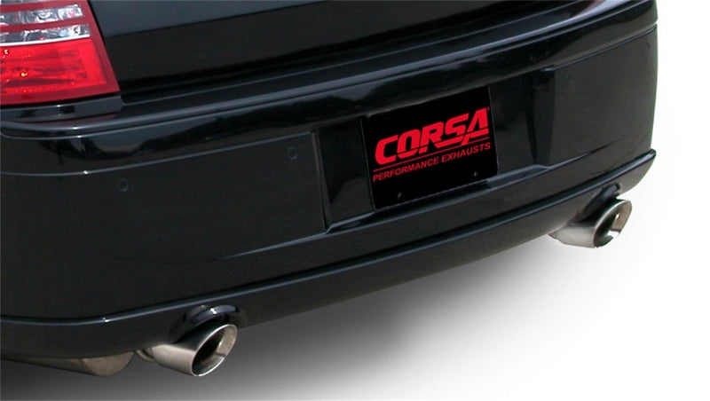 Corsa Extreme Cat-Back Exhaust (Polished): Chrysler 300C / Dodge Charger / Magnum 6.1L SRT8 2006 - 2010