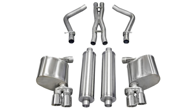 Corsa Xtreme Cat-Back Exhaust (Polished): Dodge Charger R/T 5.7L V8 2011 - 2014
