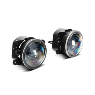 Raxiom Axial Series LED Fog Lights (FRONT): Fits Most Jeep Wrangler JK/JL Models (2007-2026)