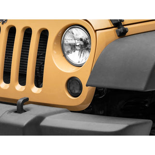 Raxiom Axial Series Smoked LED Turn Signals w/ Halo: Fits Most Jeep Wrangler Models (2007-2018)