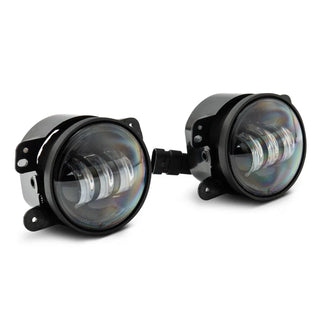 Raxiom Axial Series Tri-Bar White LED Fog Lights: Fits Most Jeep Wrangler JK/JL Models (2007-2026)