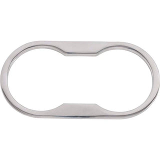 Kentrol Polished Silver Cup Holder Bezel: Fits Most Jeep Wrangler / Grand Cherokee Models (2005-2018)
