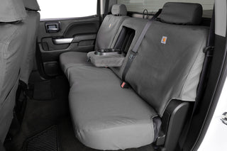 Covercraft 11-20 Dodge Durango Carhartt SeatSaver Custom Front Row Seat Covers - Gravel