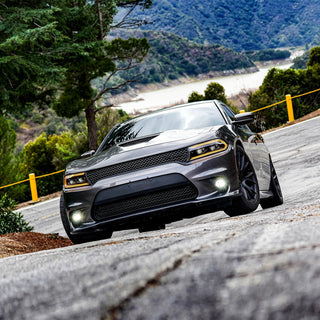 AlphaRex LUXX LED Projector Headlights (Alpha-Black): Dodge Charger 2015 - 2023