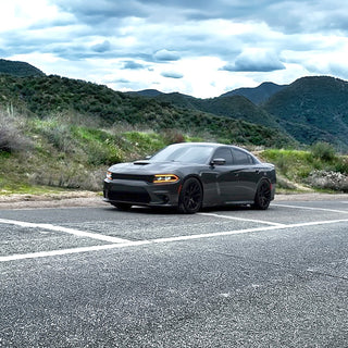 AlphaRex LUXX LED Projector Headlights (Alpha-Black): Dodge Charger 2015 - 2023