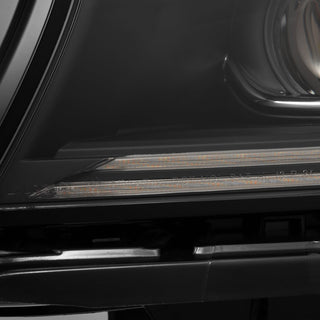 AlphaRex LUXX LED Projector Headlights (Black): Dodge Charger 2015 - 2023