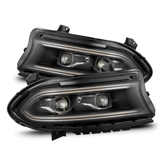 AlphaRex LUXX LED Projector Headlights (Black): Dodge Charger 2015 - 2023