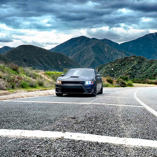 AlphaRex LUXX LED Projector Headlights (Black): Dodge Charger 2015 - 2023