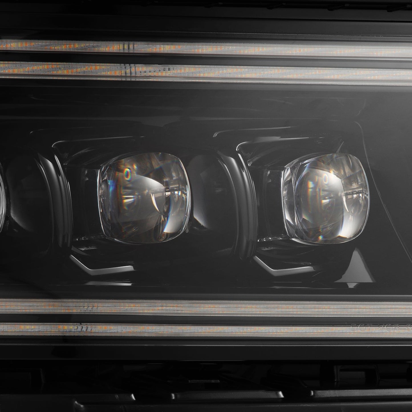 AlphaRex NOVA LED Projector Headlights (Alpha-Black): Dodge Charger 2015 - 2023