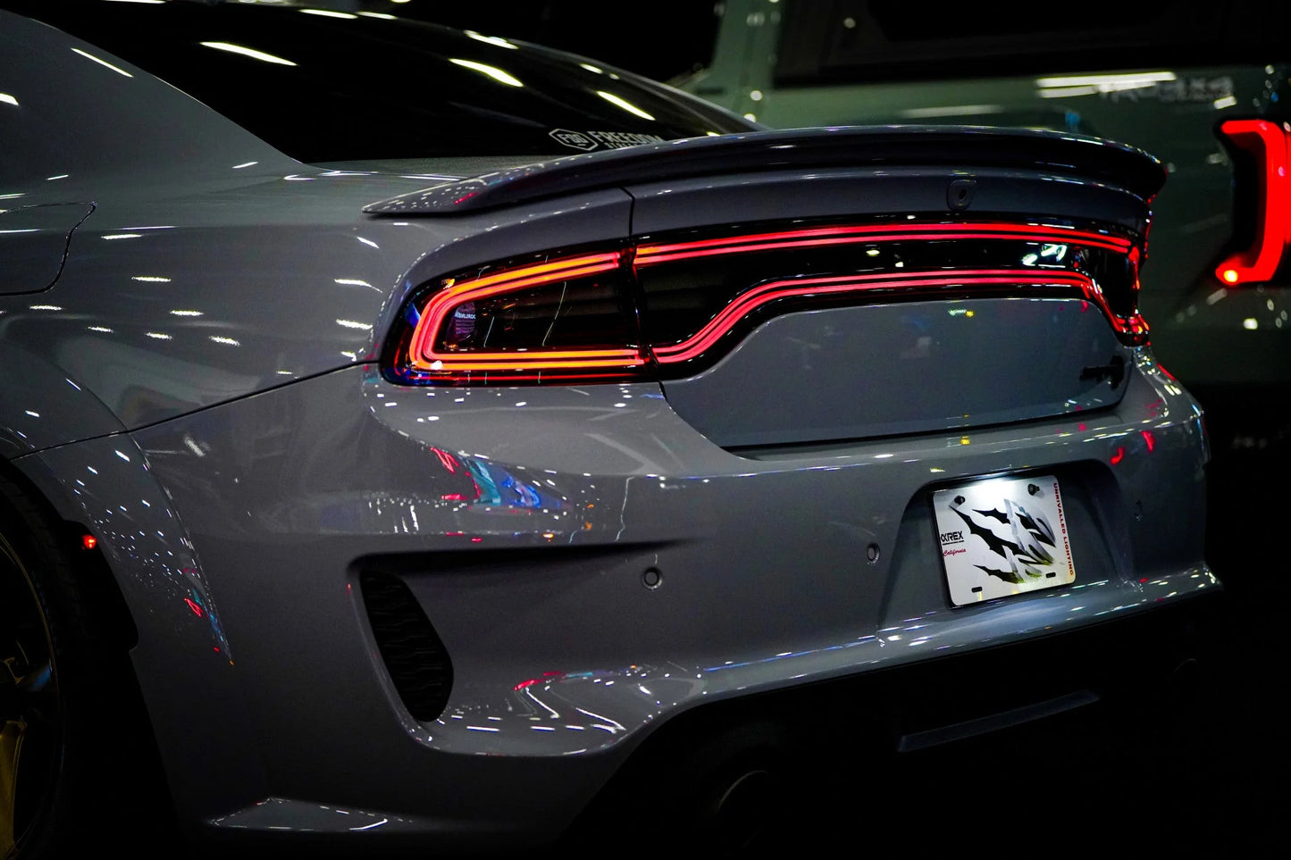 AlphaRex NOVA Prismatic LED Tail Lights (Chrome): Dodge Charger 2015 - 2023 (All Models)