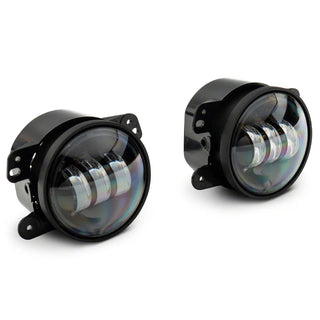 Raxiom Axial Series Tri-Bar Amber LED Fog Lights: Fits Most Jeep Wrangler / Gladiator Models (2007-2026)