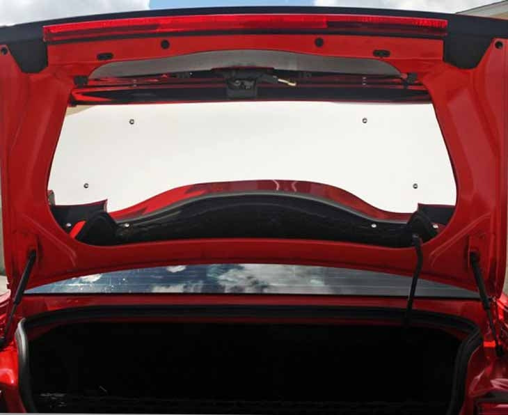 American Car Craft Trunk Lid Liner (Brushed or Polished): Dodge Challenger 2008 - 2023 (All Models)