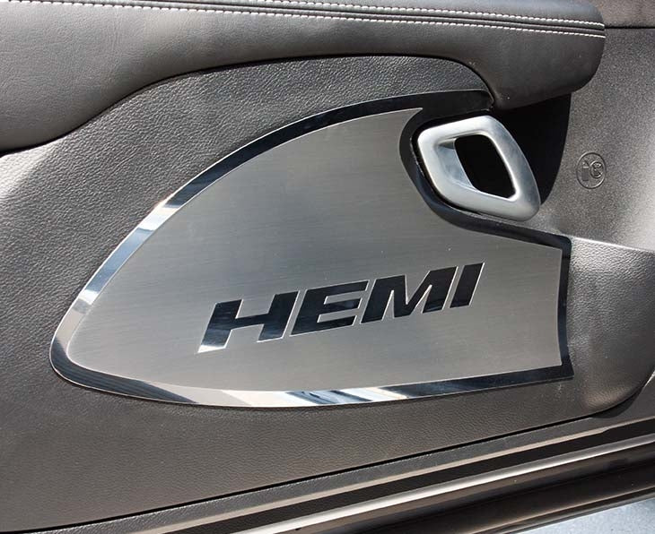 American Car Craft "HEMI" Door Badges: Dodge Challenger 2015 - 2023