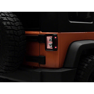 Raxiom Axial Series Vision LED Tail Lights - Black Housing (Clear Lens): Fits Most Hemi Models