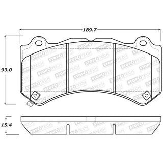 Stoptech Performance Brake Pads (FRONT): Fits Most Hemi Models