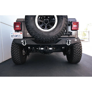 DV8 Offroad Bolt-On Hitch w/ Lights: Jeep Wrangler JK (2007-2018)