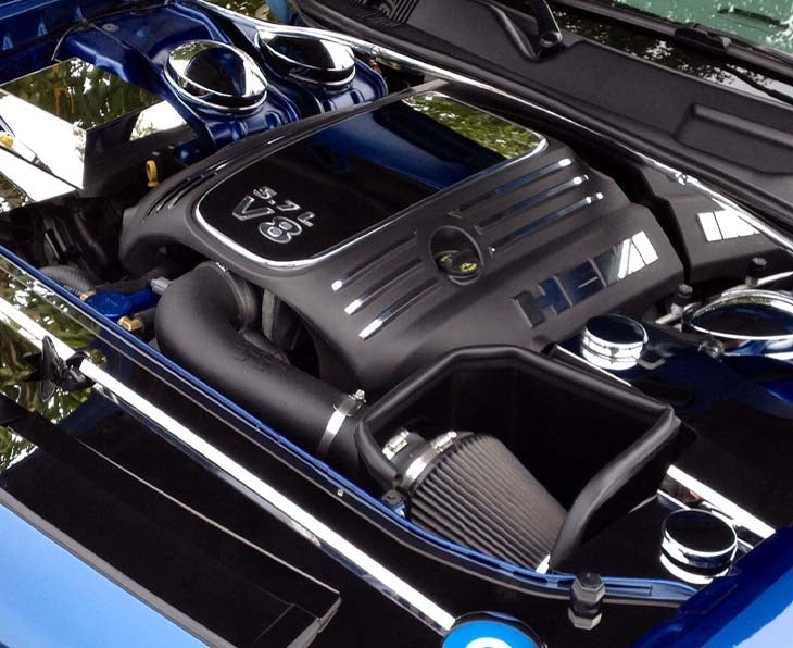 American Car Craft 5.7L Hemi Engine Shroud Dress Up Kit: Dodge Challenger R/T 2009 - 2023