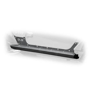 DV8 Offroad Frame Mounted Sliders: Jeep Wrangler (18-21)
