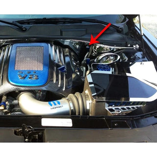 American Car Craft Firewall Cover: Chrysler 300C / Dodge Charger / Magnum 5.7L Hemi 2005 - 2010