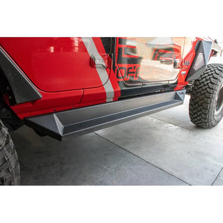 DV8 Offroad Plated Side Step Slider: Jeep Wrangler 2018-2021
