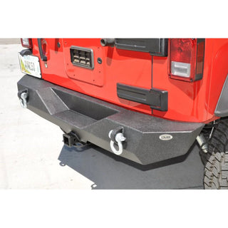 DV8 Offroad Steel Mid Length Rear Bumper: Jeep Wrangler JK 2007-2018