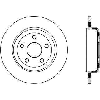 StopTech Drilled Sport Brake Rotor: Dodge Durango / Jeep Grand Cherokee 11-20