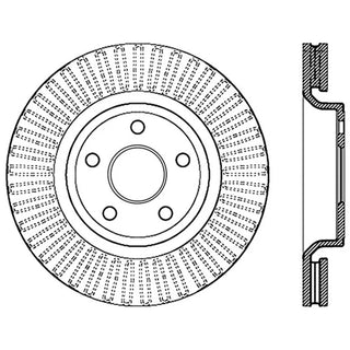 StopTech Slotted Sport Brake Rotor: Dodge Durango