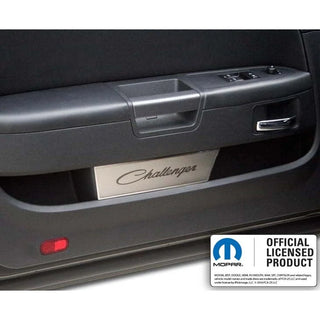 American Car Craft Brushed Door Badge Plate (Challenger): Dodge Challenger 2008 - 2023