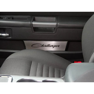 American Car Craft Brushed Door Badge Plate (Challenger): Dodge Challenger 2008 - 2023