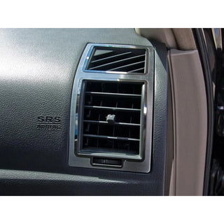 American Car Craft A/C Vent Trim Outer 2Pc Polished/Brushed: 300C / Charger / Magnum 2005 - 2010